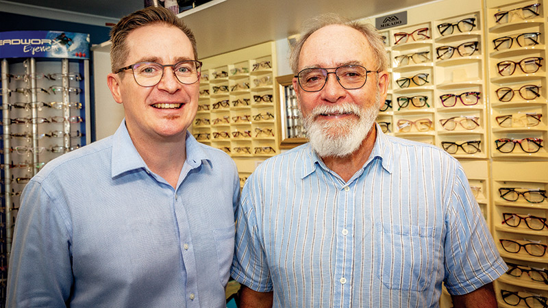 Retired Optometrist Hands Business to New Set of Eyes