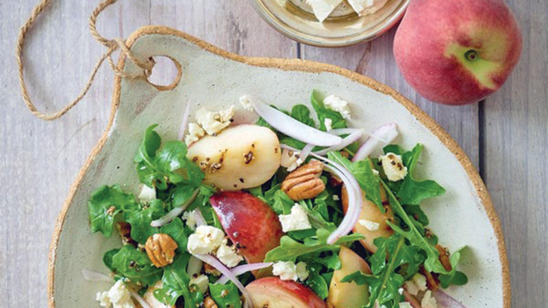 Country Kitchen: Grilled Peach Salad