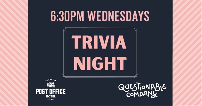 Wednesday Trivia at The Postie